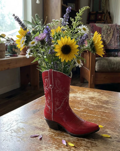 boot vases