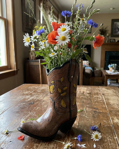 boot vases